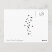 Dandelion Briefkaart (Achterkant)