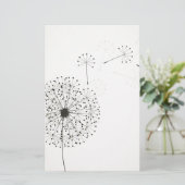 Dandelion Briefpapier (Staand voorkant)