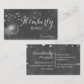 Dandelion Bwaaien in de wind Visitekaartje (Voorkant / Achterkant)