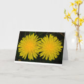 Dandelion, carte (Fleur jaune)