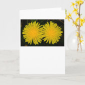 Dandelion, carte (Fleur jaune)