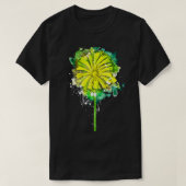 Dandelion dandelion flower botanist waterverf sum t-shirt (Design voorkant)