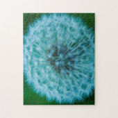 Dandelion dans Blue Jigsaw Puzzle (Vertical)