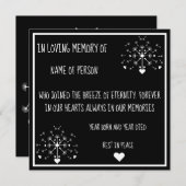 Dandelion Dans Le Vent En Mémoire De Carte Amoureu (Devant / Derrière)