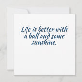 Dandelion Days Kaart (Achterkant)