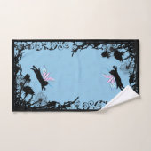 Dandelion de chat cosmique (Serviette à main)