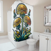 Dandelion Douchegordijn (In situ)