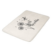 Dandelion Dragonfly enkel Breathe Badmat (Gekanteld)