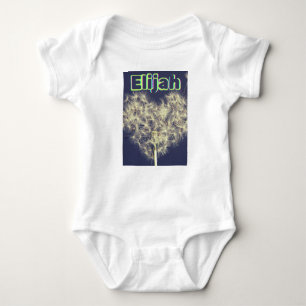 Dandelion Dreams Gepersonaliseerde Baby Bodysuit. Romper