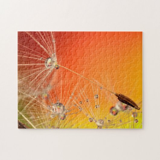 Dandelion druppels Puzzle Gift Legpuzzel (Horizontaal)