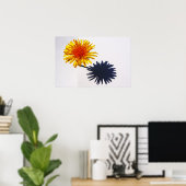 Dandelion en Shadow wapn Poster (Thuiskantoor)