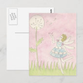 Dandelion Fairy Briefkaart (Voorkant / Achterkant)