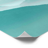 dandelion fantasy hot air ballonlandschap poster (Hoek)