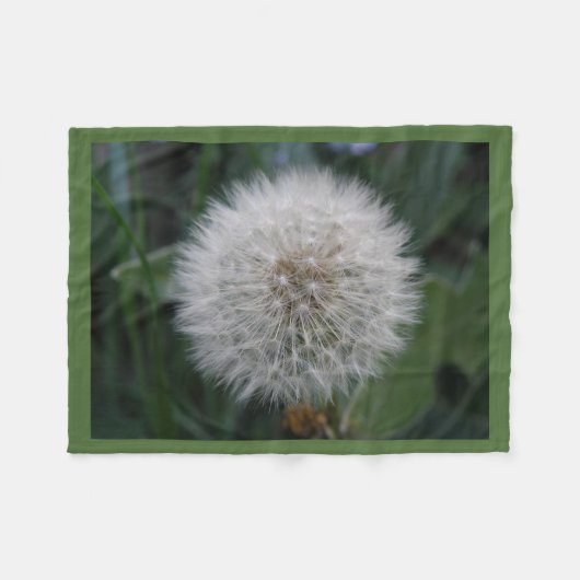Dandelion Fleece Blanket Deken (Voorkant (Horizontaal))