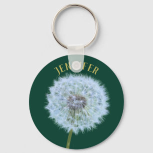 Dandelion Flower Dandelion Clock - Aangepast Sleutelhanger