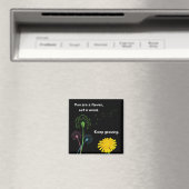 Dandelion Flower not Weed Fridge Magnet Magneet (Insitu (Vaatwasser))