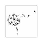 Dandelion Flower Parachutes Zelfinktende Stempel (Design)