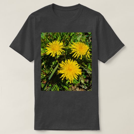 Dandelion Flower Trio 1 T-shirt (Design voorkant)