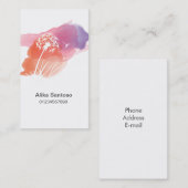 Dandelion Flower Visitekaartje (Voorkant / Achterkant)