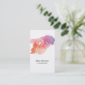 Dandelion Flower Visitekaartje (Staand voorkant)