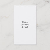 Dandelion Flower Visitekaartje (Achterkant)