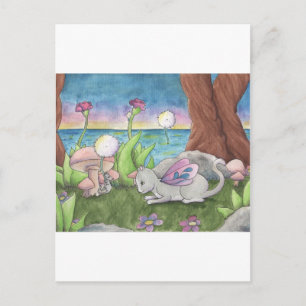 Dandelion Fluff Briefkaart
