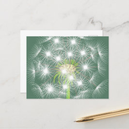 Dandelion Fractal Briefkaart