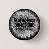 Dandelion Fuzz Ronde Button 3,2 Cm (Voorkant)