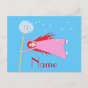 Dandelion Girl Thunder_Cove Briefkaart