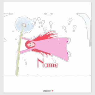 Dandelion Girl Thunder_Cove Sticker