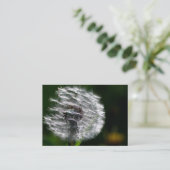 Dandelion Head Seed - Carte de visite (Debout devant)