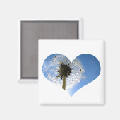 Dandelion Heart Magnet (Recto/Verso)