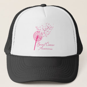 Dandelion I'm Survivor Breast Cancer Awareness Trucker Pet
