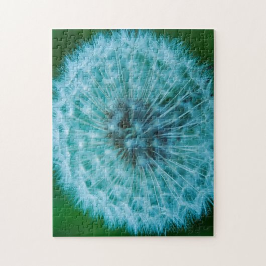 Dandelion in Blue Jigzaag Puzzle Legpuzzel (Verticaal)