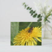 Dandelion & Insect DIY Briefkaart (Staand voorkant)