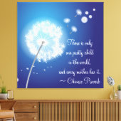 Dandelion inspirant pour toile enveloppée par la m (Insitu(Salon))