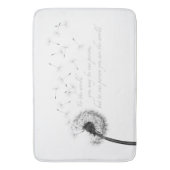 Dandelion Inspiration Bath Mat (Voorkant Verticaal)