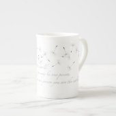 Dandelion Inspiration Bone China Mok (Voorkant rechts)
