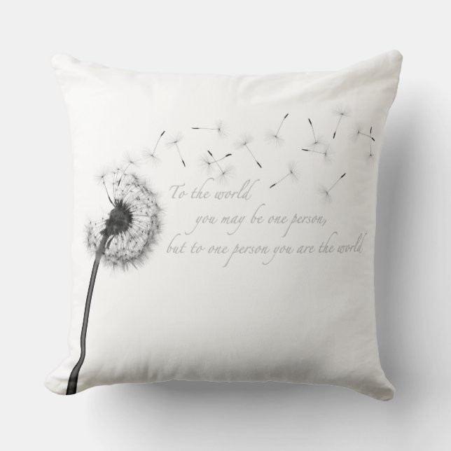 Dandelion Inspiration Cushion Kussen (Voorkant)