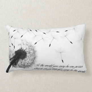 Dandelion Inspiration Lumbar Pillow 13 x 21 inch Kussen