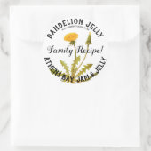 Dandelion Jelly Product Business Label (Tas)