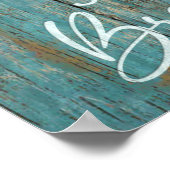 Dandelion Just Breathe Home Mur Art Décor Poster (Coin)