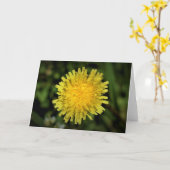 Dandelion, kaart (Gele Bloem)