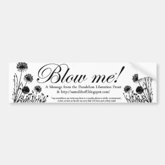 Dandelion Liberation Front Bumpersticker