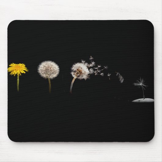 Dandelion Life Cycle Mousepad Muismat (Voorkant)