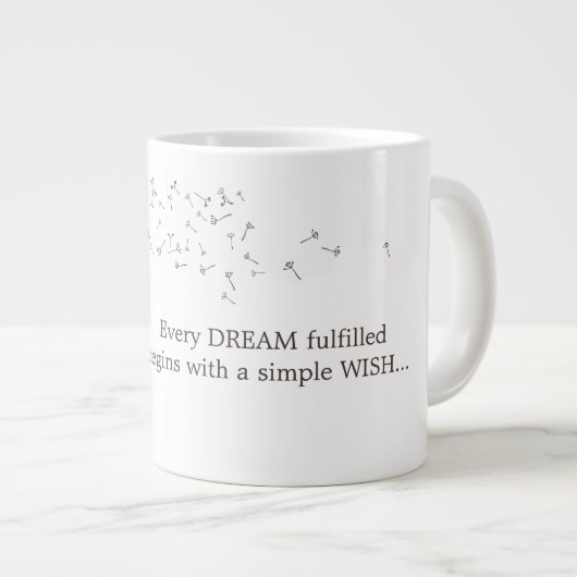 Dandelion maakt een windenergie extra grote beker (Voorkant rechts)