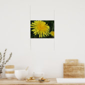 Dandelion Macro Afbeelding Poster (Keuken)
