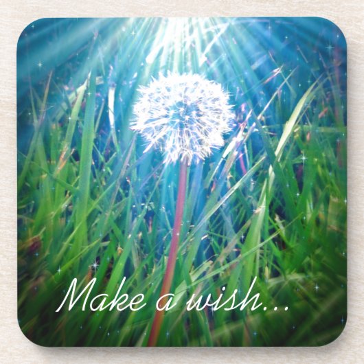 Dandelion Macro Drankjes Onderzetter (Voorkant)