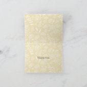 Dandelion Meadow Neutral - Golden Wheat Bedankkaart (Binnen)