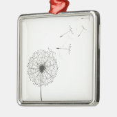 Dandelion Metalen Ornament (Links)